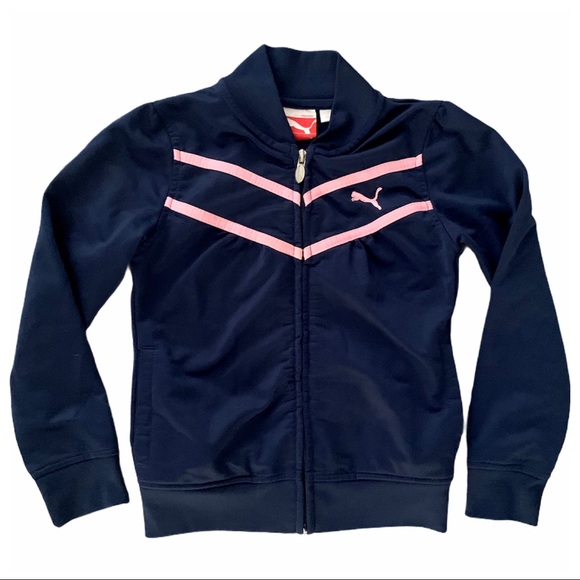 Puma Other - Puma Full Zip Kids Girls Size 6 Track Jacket